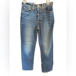 Levi's Women's Wedgie Straight Leg Blue Denim Jeans